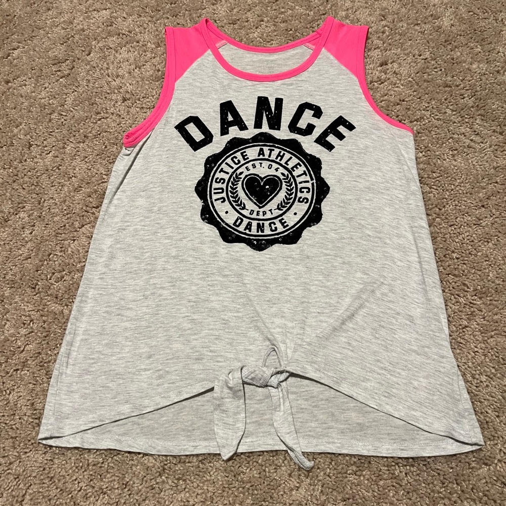 Justice Active 14/16 Dance Tank EUC